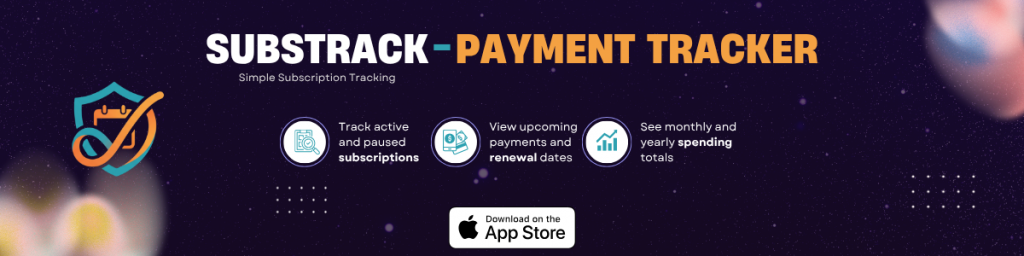 Substrack - Payment Tracker