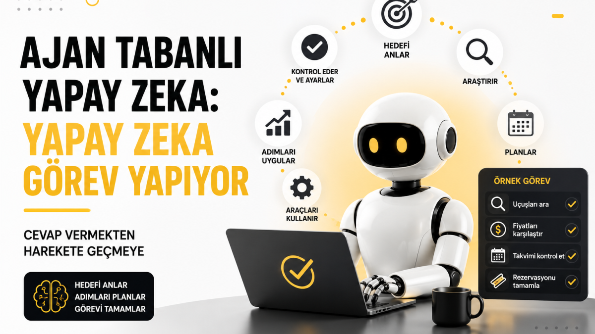 Ajan Tabanlı Yapay Zeka: Yapay Zeka Görev Yapmaya Başladığında yazısının kapak görseli