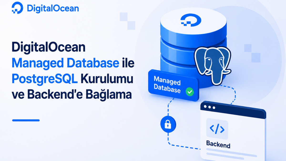 DigitalOcean Managed Database ile PostgreSQL Kurulumu ve Backend’e Bağlama yazısının kapak görseli