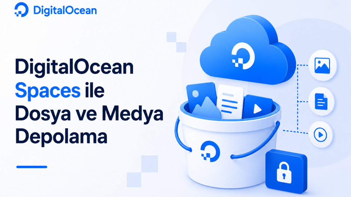 DigitalOcean Spaces ile Dosya ve Medya Depolama yazısının kapak görseli