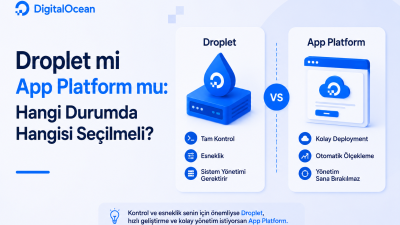 Droplet mi App Platform mu: Hangi Durumda Hangisi Seçilmeli yazısı kapak görseli