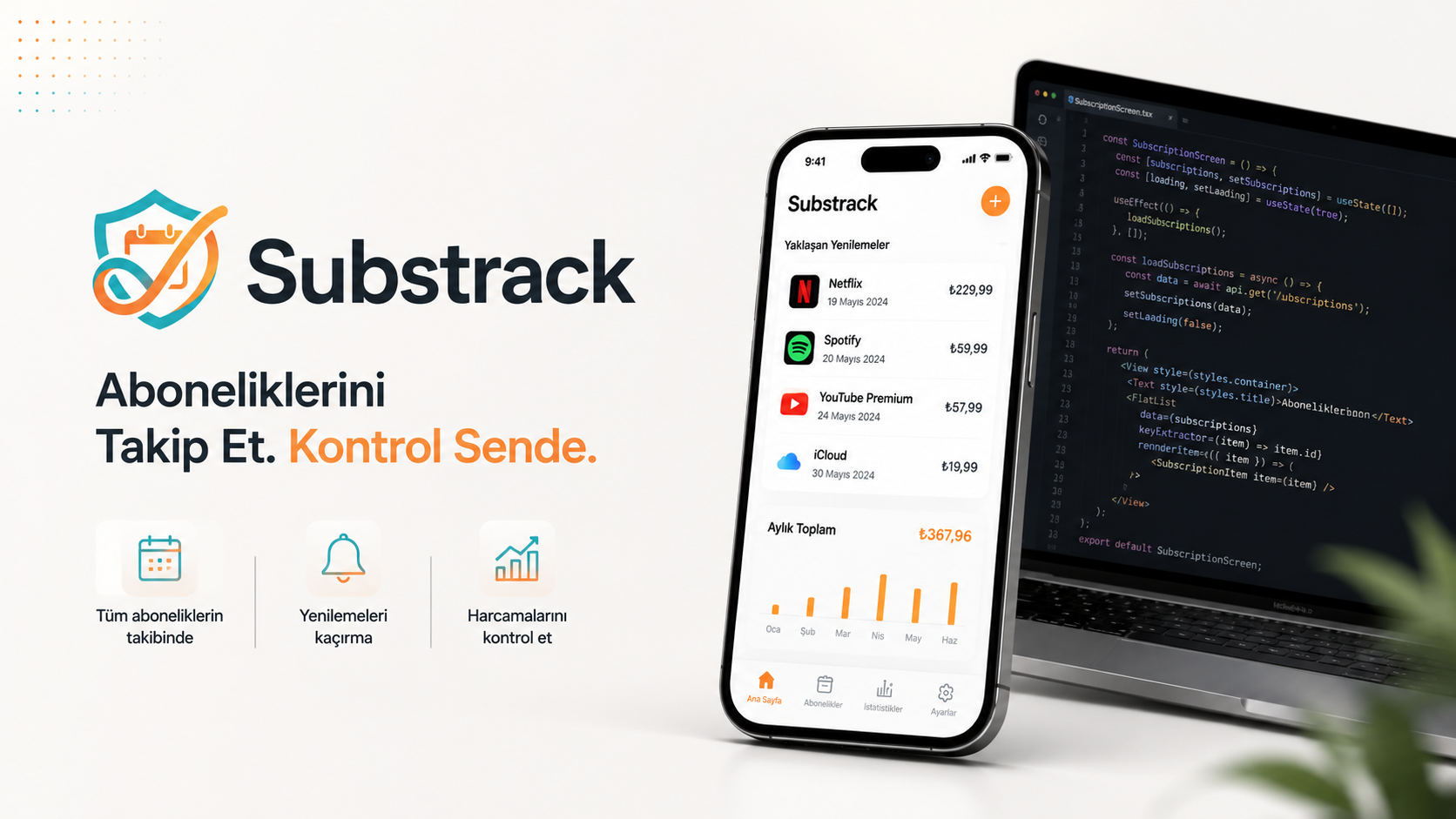 Substrack proje görseli