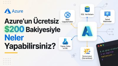 Azure Ücretsiz Hesap ile 200 Dolara Neler Yapılır yazısı kapak görseli