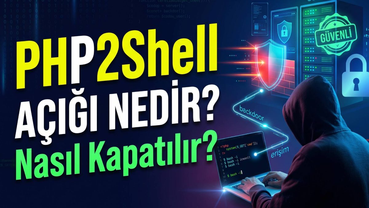PHP2Shell Açığı Nedir, Nasıl Kapatılır yazısının kapak görseli