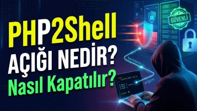 PHP2Shell Açığı Nedir, Nasıl Kapatılır yazısı kapak görseli